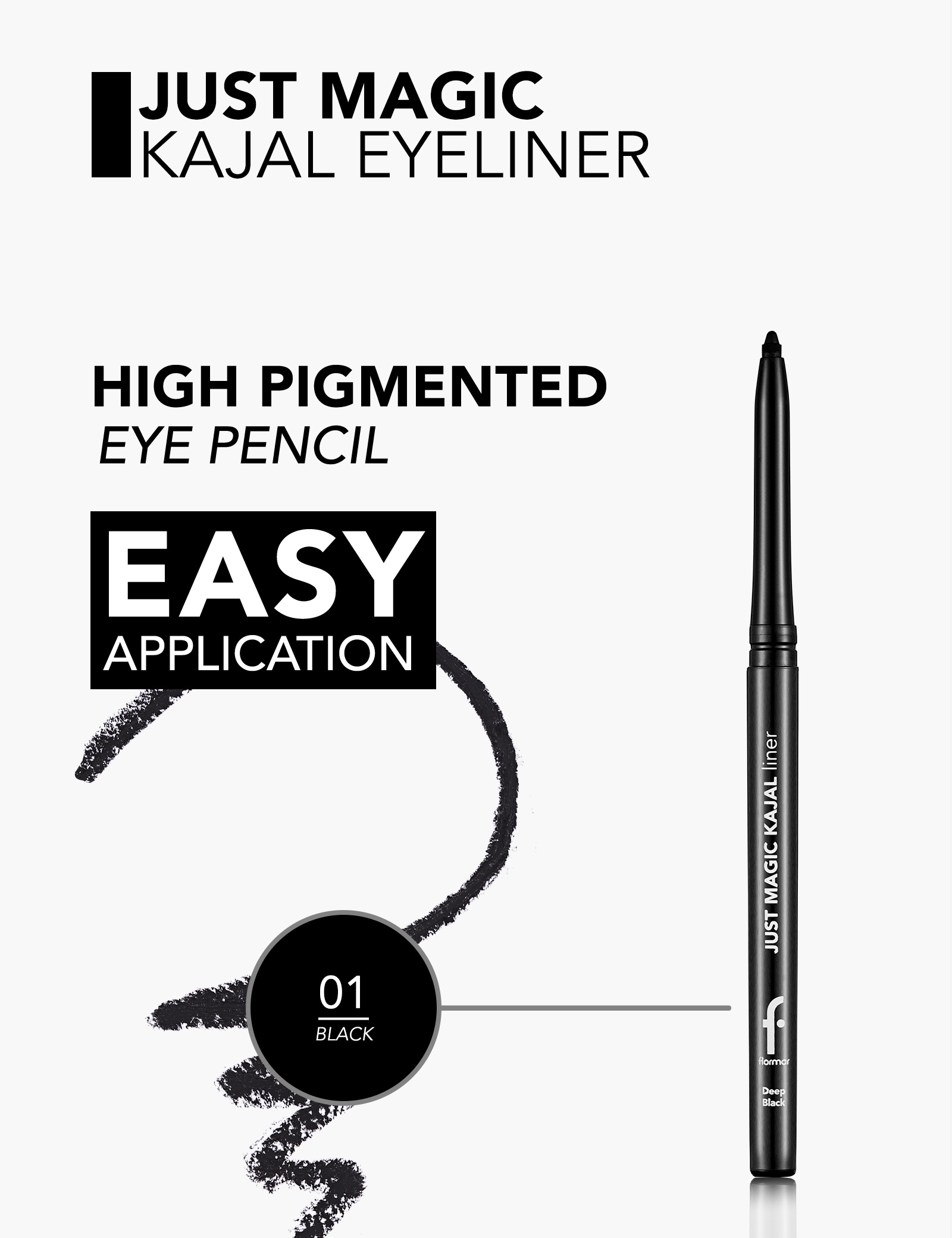 Just Magic Kajal Liner Deep Black